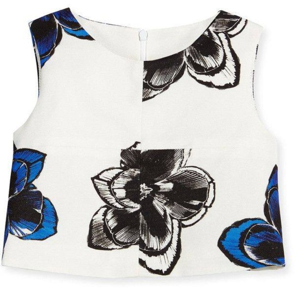 NWOT Milly Mini Katie Pleated Magnolia Top & Skirt - Picture 1 of 3